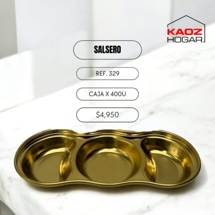 salsero dorado divido